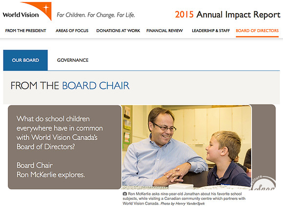 World Vision 2015 Annual Report