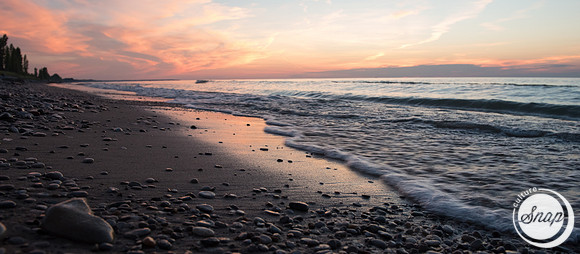 Lake Huron Shore and Sky
